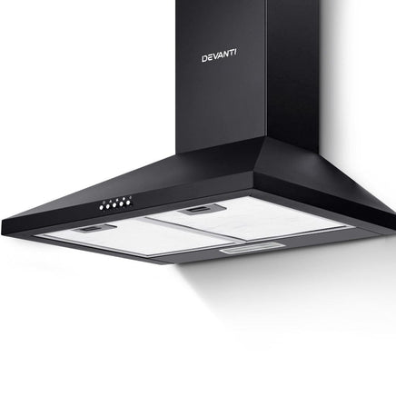 600mm Range Hood 60cm Rangehood Black Appliances Kings Warehouse 