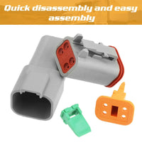 600PCS Deutsch DT Connector Plug Kit With Genuine Deutsch Crimp Tool Auto Marine BestSellers Kings Warehouse 