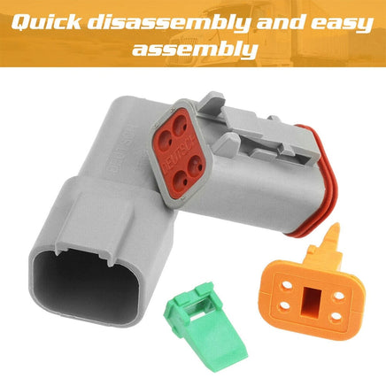 600PCS Deutsch DT Connector Plug Kit With Genuine Deutsch Crimp Tool Auto Marine BestSellers Kings Warehouse 