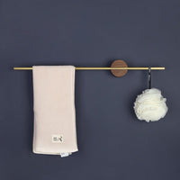 60CM Brushed Golden Brass Towel Bar Bathroom Kitchen Hand Towel Rack Holder Hanger Kings Warehouse 