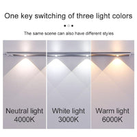 60cm Wireless LED Closet Lights Motion Sensor PIR Induction Lamp Cabinet Lighting USB Kings Warehouse 