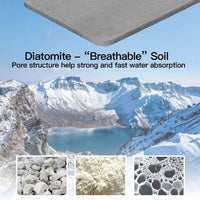 60cm*40cm Diatomaceous Earth Bath Mat, Nonslip Absorbent - Fast Drying Bathroom Floor Shower Mats Anti-Slip Mat Kings Warehouse 