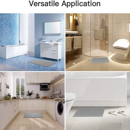 60cm*40cm Diatomaceous Earth Bath Mat, Nonslip Absorbent - Fast Drying Bathroom Floor Shower Mats Anti-Slip Mat Kings Warehouse 