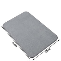 60cm*40cm Diatomaceous Earth Bath Mat, Nonslip Absorbent - Fast Drying Bathroom Floor Shower Mats Anti-Slip Mat Kings Warehouse 
