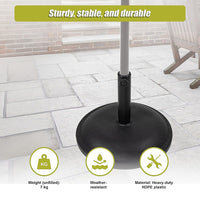 60x80cm Outdoor Umbrella Stand Base Sand/ Water Pod Round Portable Grip Home & Garden KingsWarehouse 