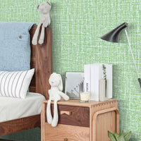 61cm x 10m Green Wallpaper Decor Faux Grasscloth Paper Wall Paper Self Adhesive Removable Kings Warehouse 