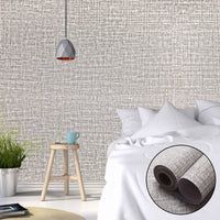 61cm x 10m Wallpaper Decor Faux Grasscloth Contact Paper Wall Paper Self Adhesive Removable Kings Warehouse 