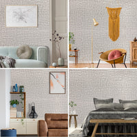 61cm x 10m Wallpaper Decor Faux Grasscloth Contact Paper Wall Paper Self Adhesive Removable Kings Warehouse 