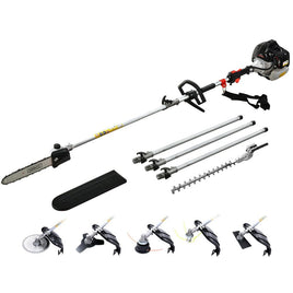 65CC Pole Chainsaw Petrol Brush Cutter Whipper Snipper Hedge Trimmer garden supplies Kings Warehouse 