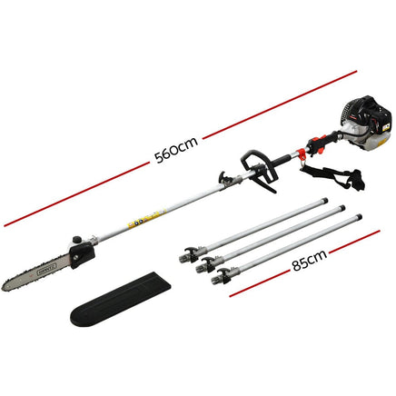 65CC Pole Chainsaw Petrol Saw Chain Tree Pruner Extended Spark Plug garden supplies Kings Warehouse 