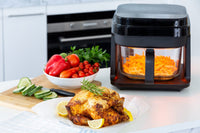 6.5L Glass Digital Air Fryer Oven, 1200W, &gt;200°C, Easy Cleaning Appliances Kings Warehouse 