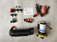 6.6GPM Washdown Pump Kit 12V Wash Pump w/ Hose Nozzle For Caravan RV Marine Boat Furniture Kings Warehouse 