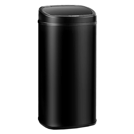 68L Motion Sensor Bin Automatic Stainless Steel Kitchen Rubbish Trash - Black Home & Garden Kings Warehouse 