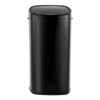 68L Motion Sensor Bin Automatic Stainless Steel Kitchen Rubbish Trash - Black Home & Garden Kings Warehouse 