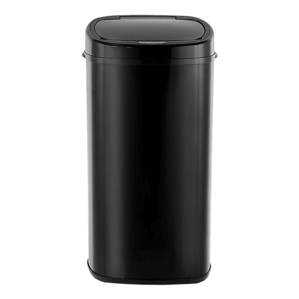 68L Motion Sensor Bin Automatic Stainless Steel Kitchen Rubbish Trash - Black Home & Garden Kings Warehouse 