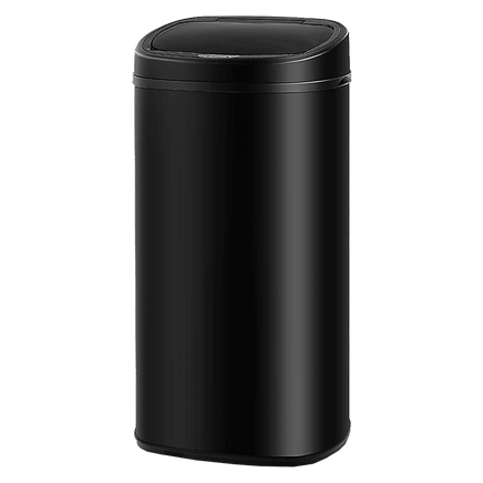 68L Motion Sensor Bin Automatic Stainless Steel Kitchen Rubbish Trash - Black Home & Garden Kings Warehouse 