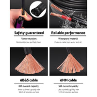 6B&S 10M Twin Core Wire Electrical Cable Extension Car 450V 2 Sheath Tools Kings Warehouse 