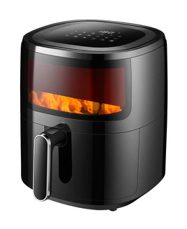 6L Digital Air Fryer w/ 1600W, 200C Cooking & Glass Window Appliances Kings Warehouse 