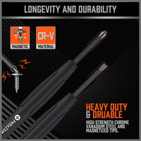 6Pc Precision Screwdriver Set Phillips Slotted Electronic PC Repair Small Driver Tools Kings Warehouse 