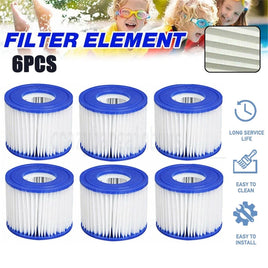 6PCS Replacement Bestway VI Filter Cartridge Inflatable Lay-Z-Spa Filters 58323 Furniture Kings Warehouse 