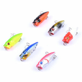 6X 3.5cm Popper Poppers Fishing Hard Lure Lures Surface Tackle Fresh Saltwater Kings Warehouse 