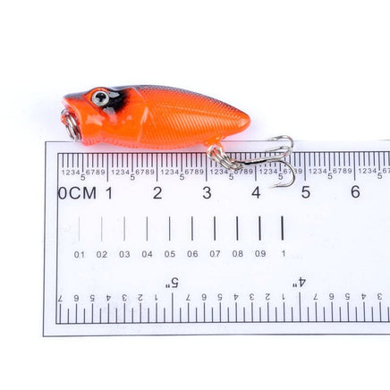 6X 3.5cm Popper Poppers Fishing Hard Lure Lures Surface Tackle Fresh Saltwater Kings Warehouse 