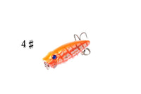6X 3.5cm Popper Poppers Fishing Lure Lures Surface Tackle Fresh Saltwater Kings Warehouse 