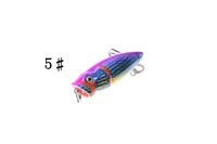 6X 3.5cm Popper Poppers Fishing Lure Lures Surface Tackle Fresh Saltwater Kings Warehouse 