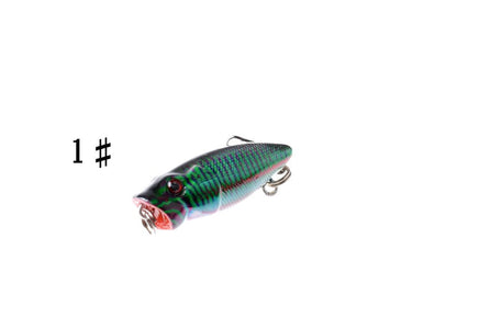 6X 3.5cm Popper Poppers Fishing Lure Lures Surface Tackle Fresh Saltwater Kings Warehouse 