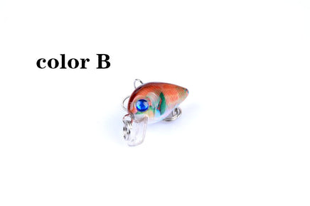 6x 3cm Popper Crank Bait Fishing Lure Lures Surface Tackle Saltwater Kings Warehouse 