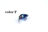 6x 3cm Popper Crank Bait Fishing Lure Lures Surface Tackle Saltwater Kings Warehouse 
