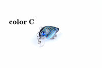 6x 3cm Popper Crank Bait Fishing Lure Lures Surface Tackle Saltwater Kings Warehouse 
