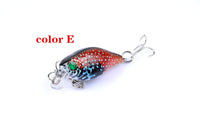 6x 4.3cm Popper Crank Bait Fishing Lure Lures Surface Tackle Saltwater Kings Warehouse 