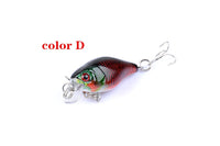 6x 4.3cm Popper Crank Bait Fishing Lure Lures Surface Tackle Saltwater Kings Warehouse 