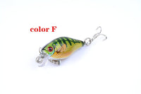 6x 4.3cm Popper Crank Bait Fishing Lure Lures Surface Tackle Saltwater Kings Warehouse 