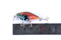 6x 4.3cm Popper Crank Bait Fishing Lure Lures Surface Tackle Saltwater Kings Warehouse 