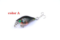 6x 4.3cm Popper Crank Bait Fishing Lure Lures Surface Tackle Saltwater Kings Warehouse 