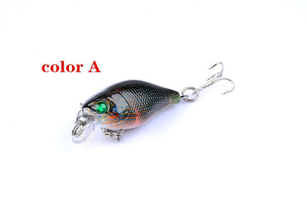 6x 4.3cm Popper Crank Bait Fishing Lure Lures Surface Tackle Saltwater Kings Warehouse 