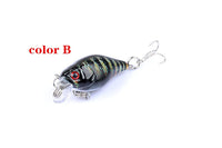 6x 4.3cm Popper Crank Bait Fishing Lure Lures Surface Tackle Saltwater Kings Warehouse 