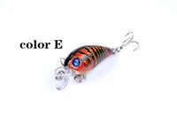 6x 4.5cm Popper Crank Bait Fishing Lure Lures Surface Tackle Saltwater Kings Warehouse 