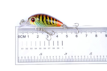 6x 4.5cm Popper Crank Bait Fishing Lure Lures Surface Tackle Saltwater Kings Warehouse 