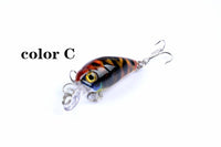 6x 4.5cm Popper Crank Bait Fishing Lure Lures Surface Tackle Saltwater Kings Warehouse 