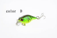 6x 4.5cm Popper Crank Bait Fishing Lure Lures Surface Tackle Saltwater Kings Warehouse 