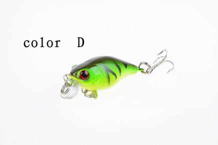6x 4.5cm Popper Crank Bait Fishing Lure Lures Surface Tackle Saltwater Kings Warehouse 