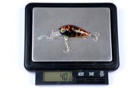 6x 4.5cm Popper Crank Bait Fishing Lure Lures Surface Tackle Saltwater Kings Warehouse 