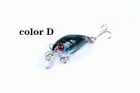 6x 4.5cm Popper Crank Bait Fishing Lure Lures Surface Tackle Saltwater Kings Warehouse 