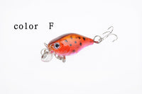 6x 4.5cm Popper Crank Bait Fishing Lure Lures Surface Tackle Saltwater Kings Warehouse 