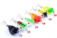 6X 4cm Popper Poppers Fishing Lure Lures Surface Tackle Fresh Saltwater Kings Warehouse 