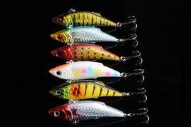 6x 8cm Vib Bait Fishing Lure Lures Hook Tackle Saltwater Kings Warehouse 