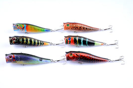 6X 9cm Popper Poppers Fishing Lure Lures Surface Tackle Fresh Saltwater Kings Warehouse 